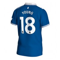 Everton Ashley Young #18 Hemmatröja 2023-24 Kortärmad